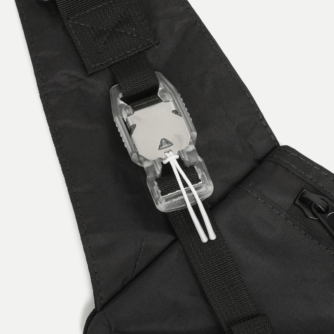 Unit Sling in Black Dyneema — key attachment