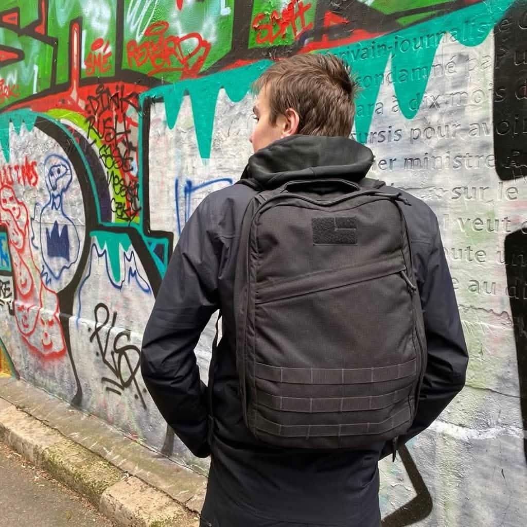 GR1 in Black — worn view